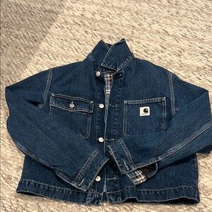 Women’s Carhartt Blue Jean Jacket Classic Denim Style
